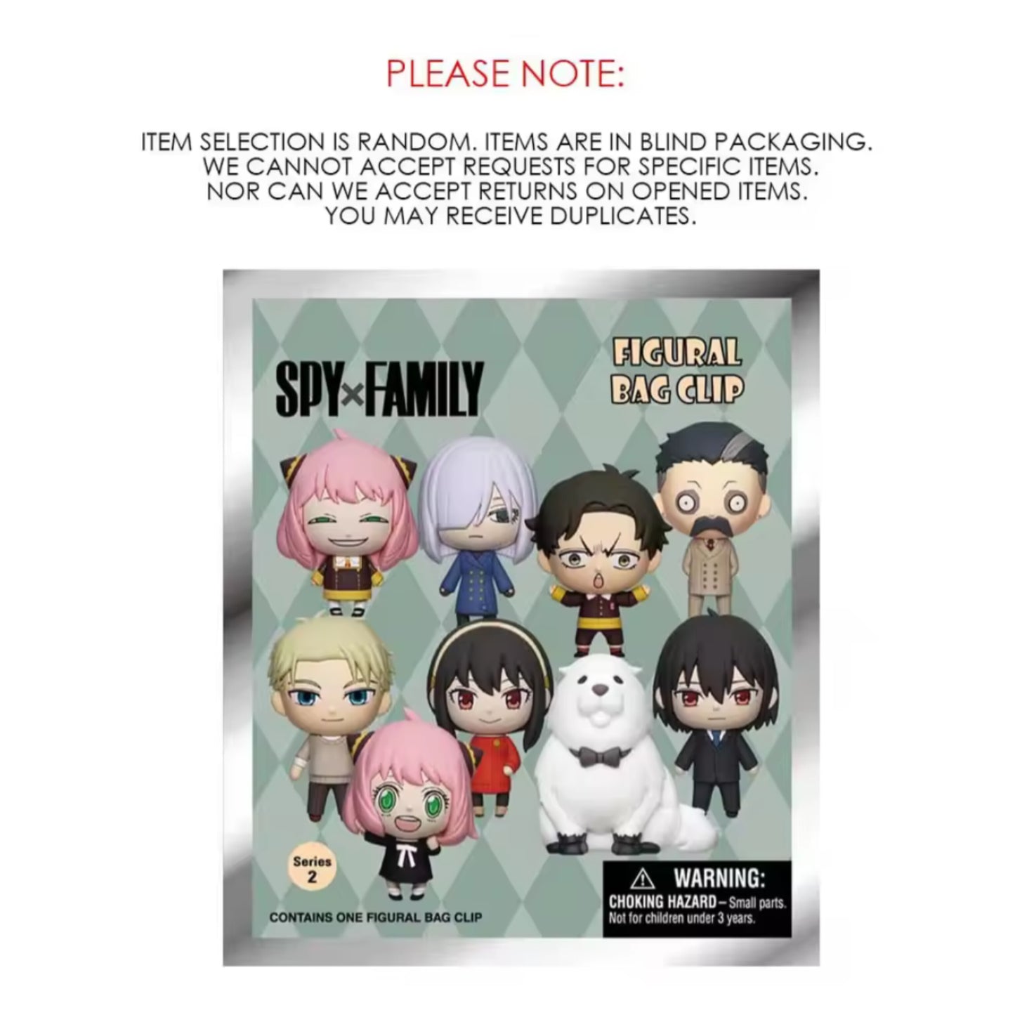 Spy X Family Officially Licensed Mystery Bag Clip Series 2