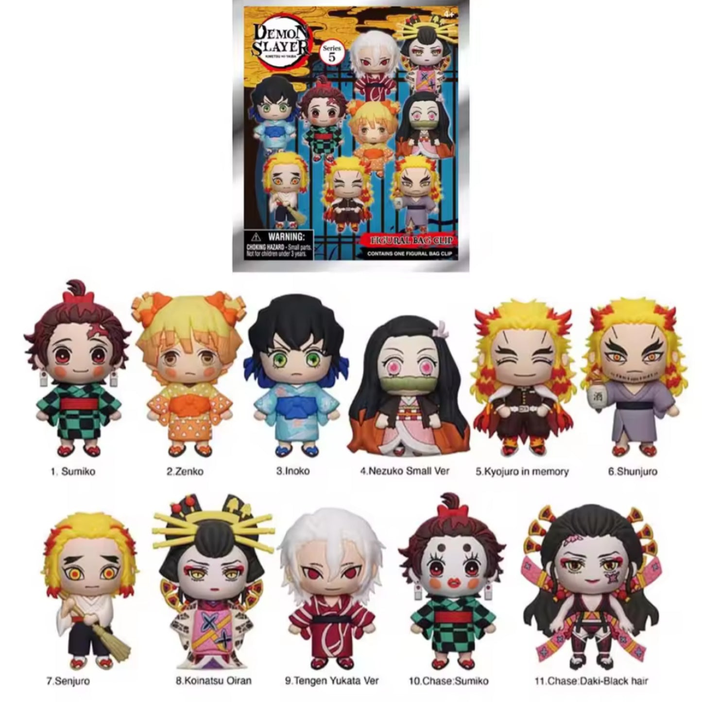 Demon Slayer Officially Licensed Mystery Bag Clip Series 5