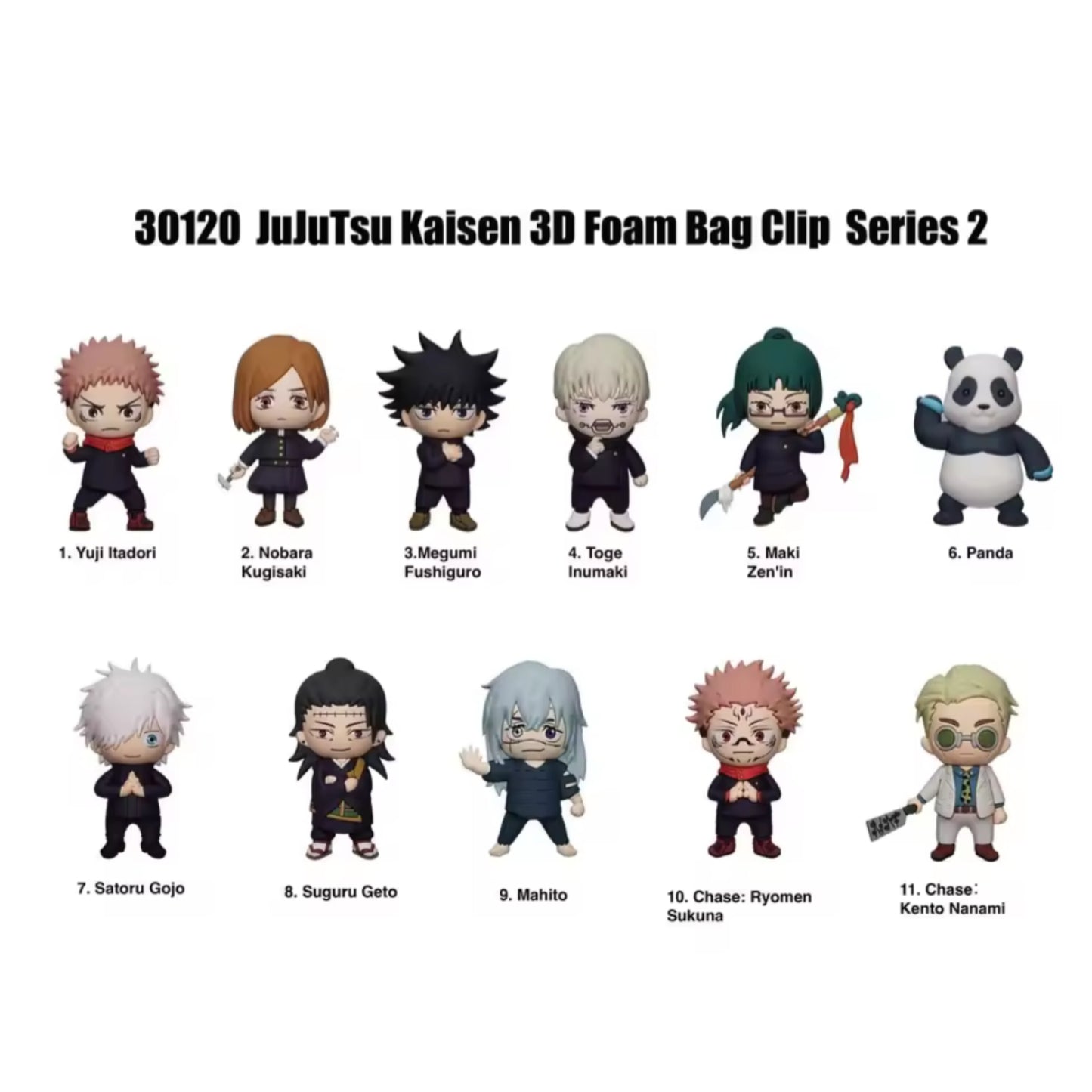 Jujutsu Kaisen Officially Licensed Mystery Bag Clip Series 2