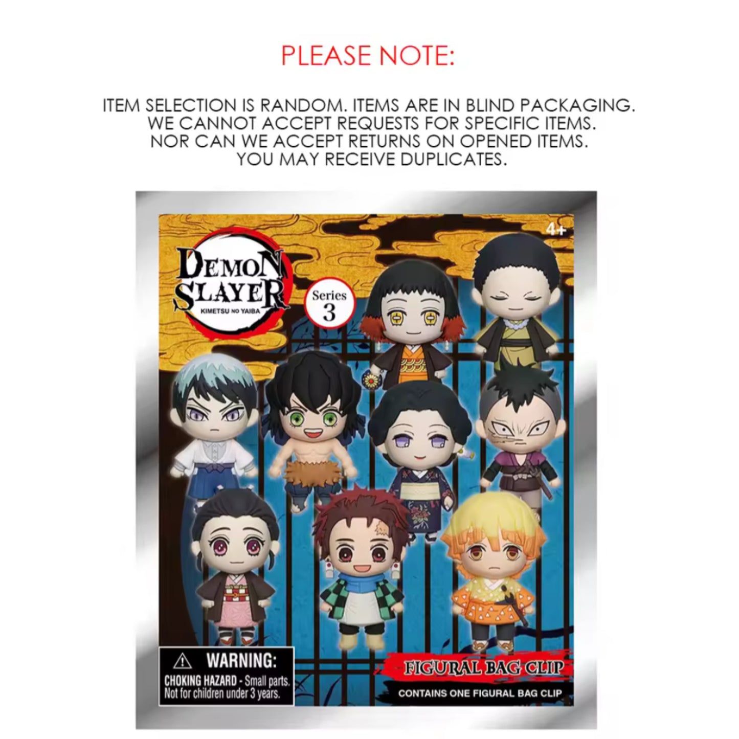 Demon Slayer Officially Licensed Mystery Bag Clip Series 3