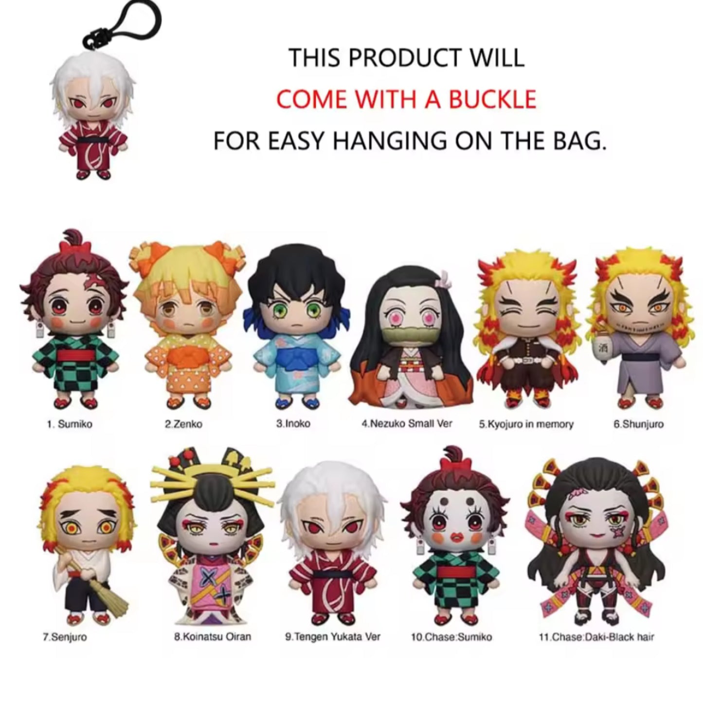 Demon Slayer Officially Licensed Mystery Bag Clip Series 5