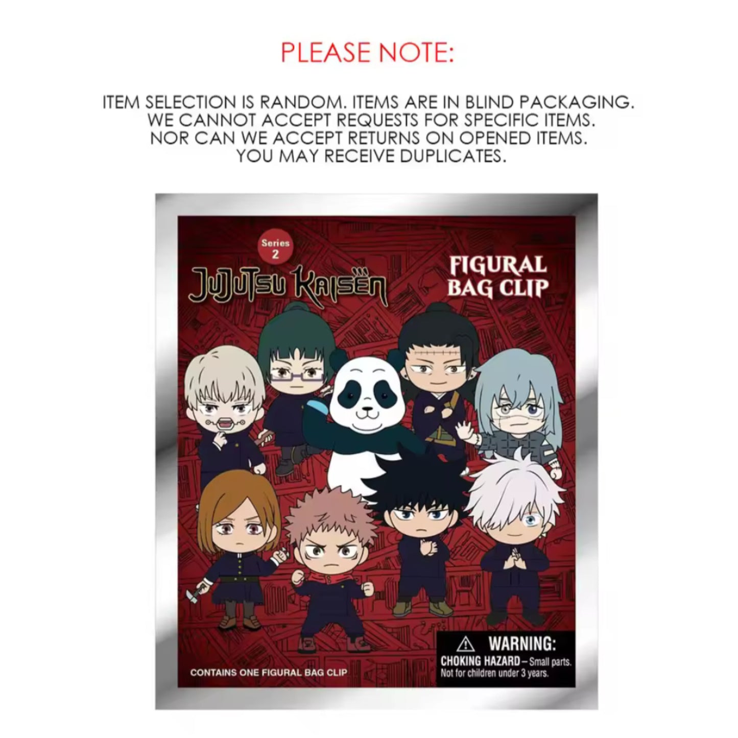 Jujutsu Kaisen Officially Licensed Mystery Bag Clip Series 2