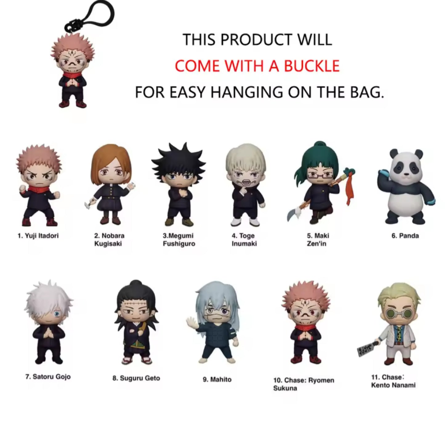 Jujutsu Kaisen Officially Licensed Mystery Bag Clip Series 2