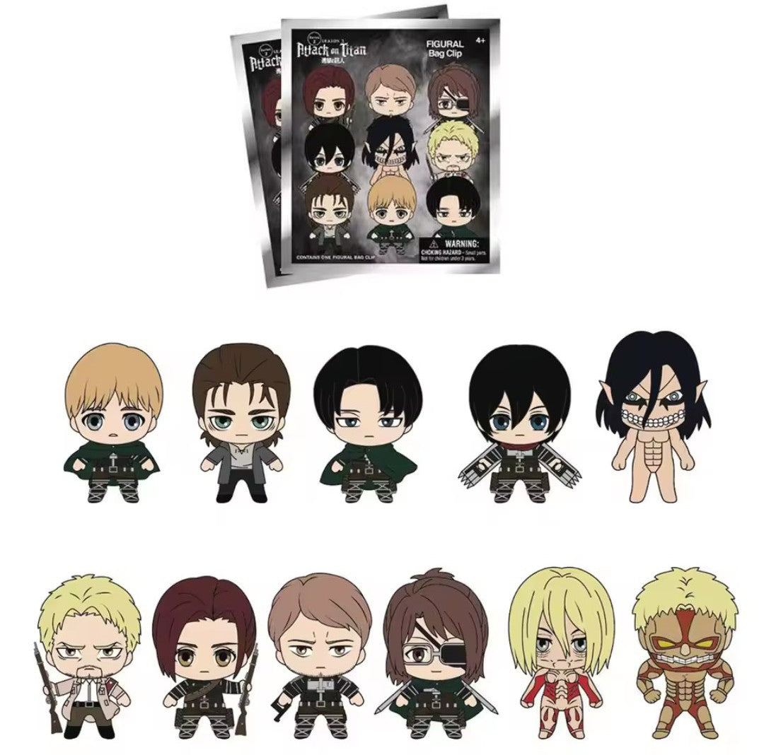 Attack On Titan Officially Licensed Mystery Bag Clip Series 2