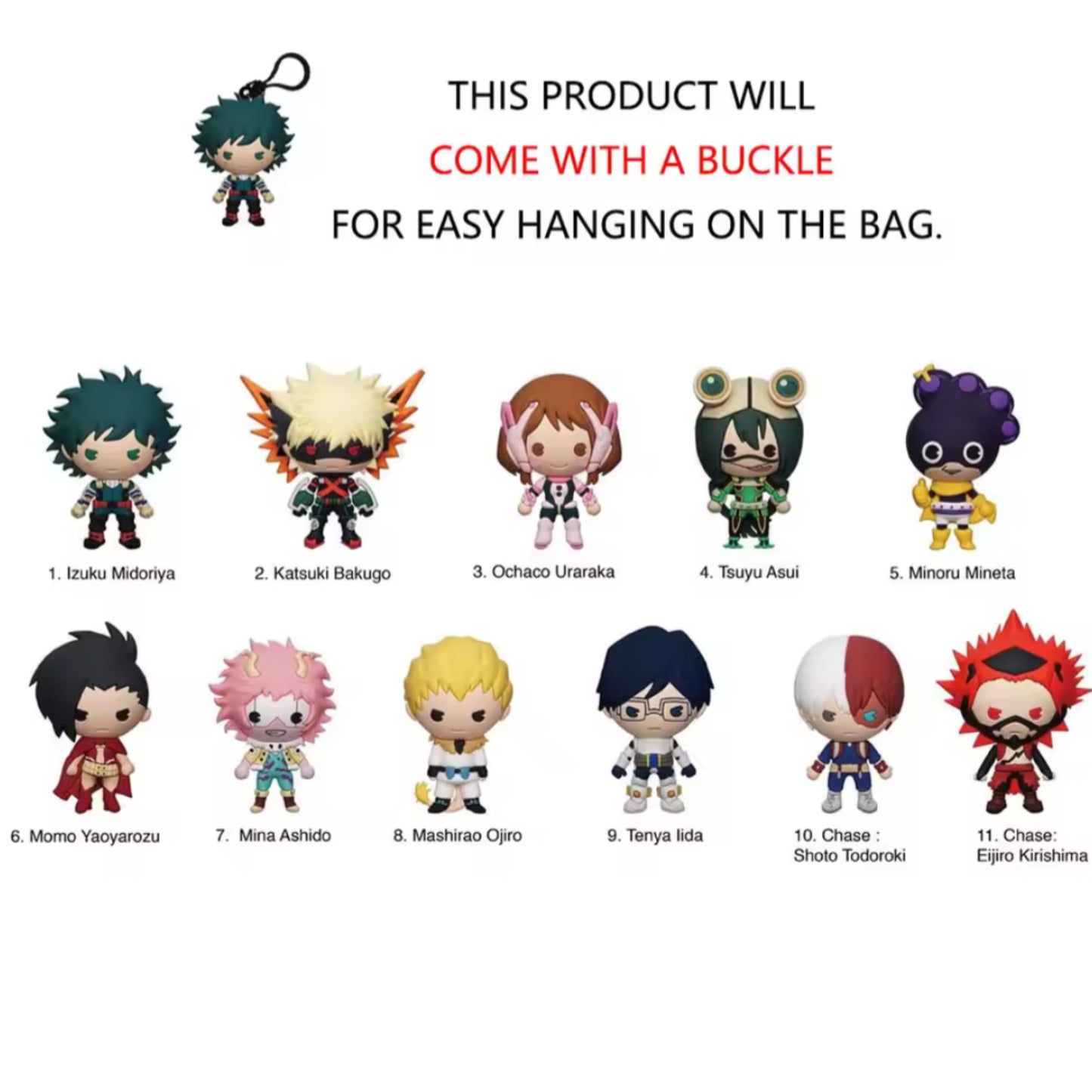 My Hero Academia Officially Licensed Mystery Bag Clip Series 7