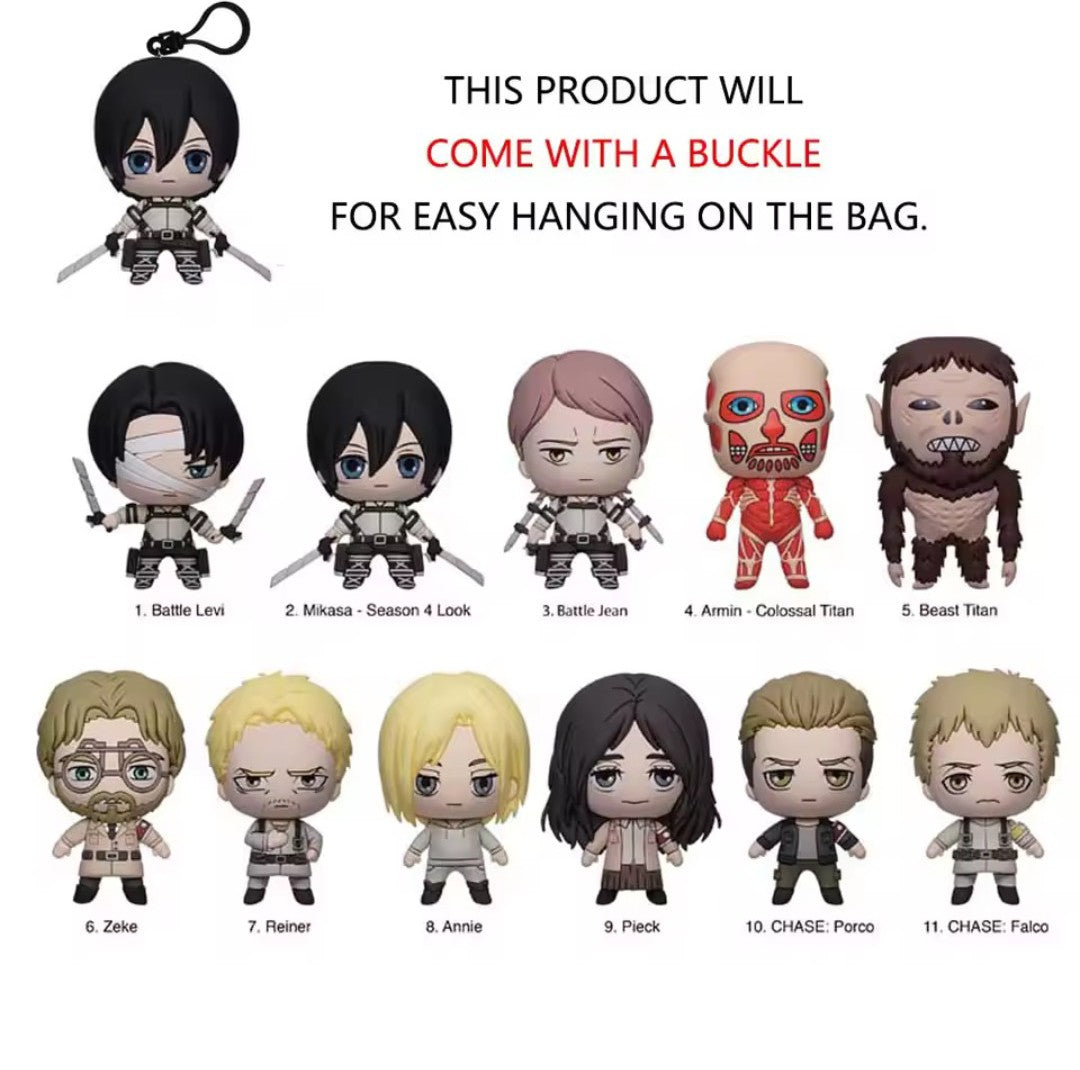 Attack On Titan Officially Licensed Mystery Bag Clip Series 3