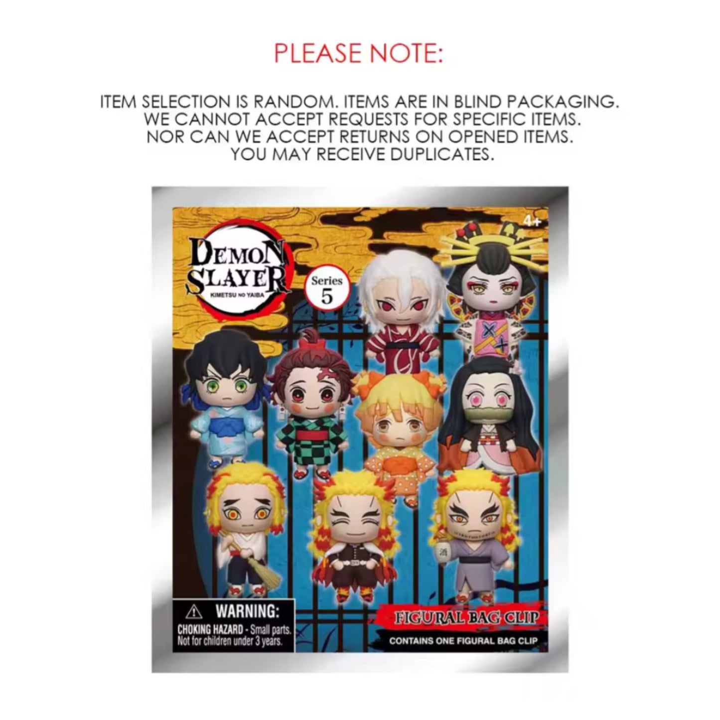 Demon Slayer Officially Licensed Mystery Bag Clip Series 5