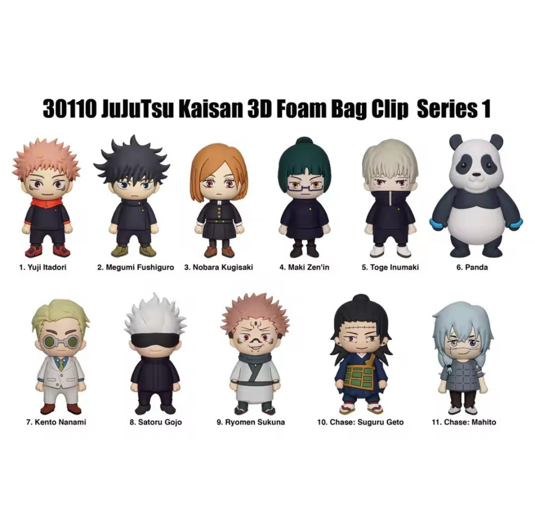 Jujutsu Kaisen Officially Licensed Mystery Bag Clip Series 1