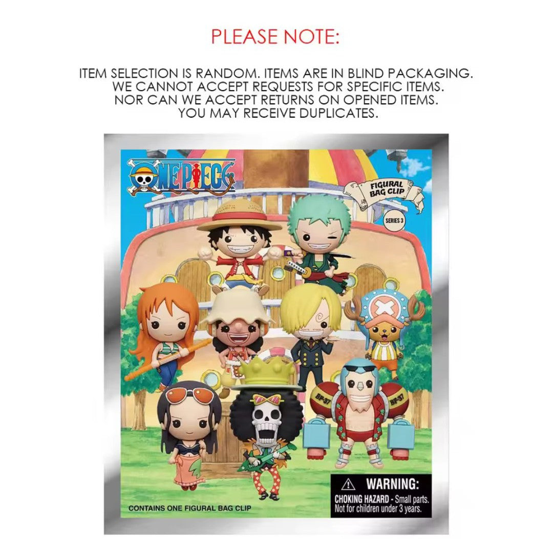 One Piece Officially Licensed Mystery Bag Clip Series 3