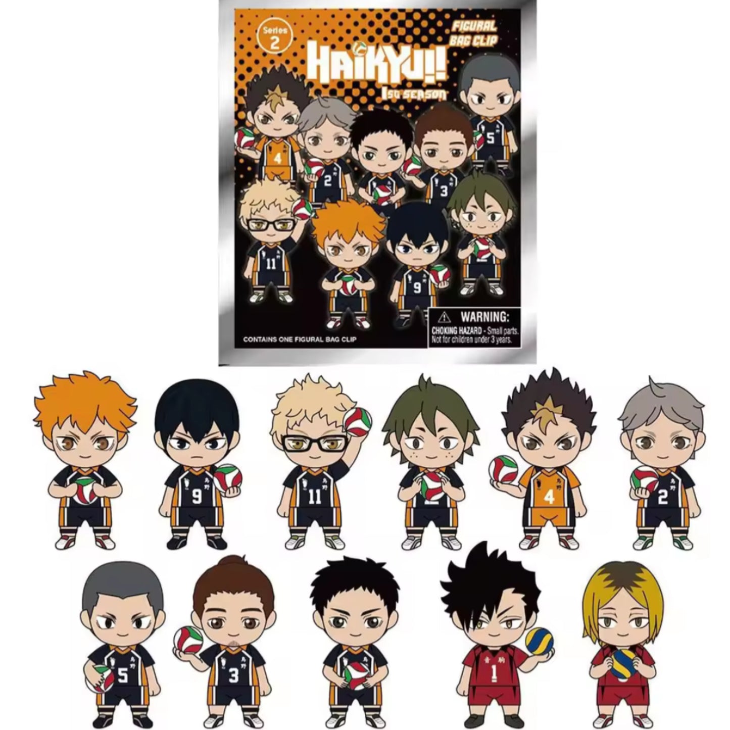 Haikyu!! Officially Licensed Mystery Bag Clip Series 2