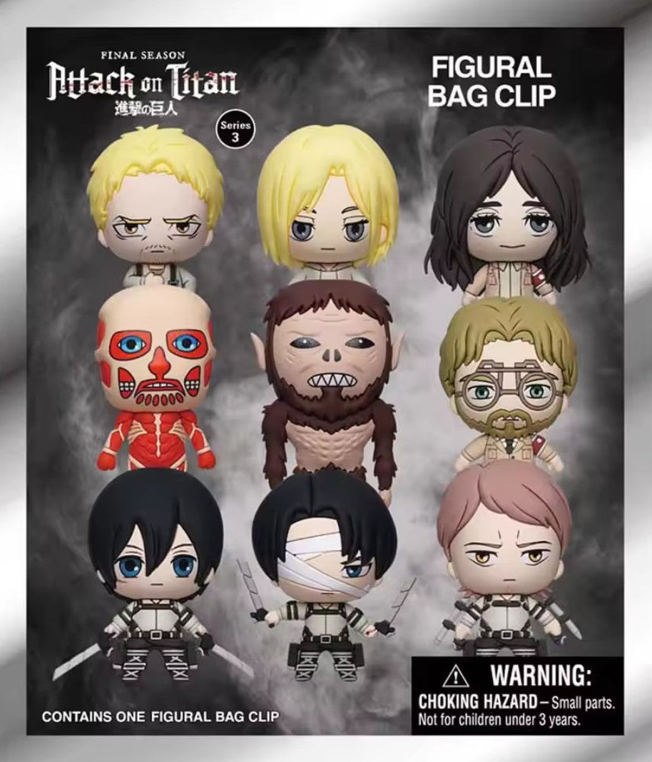 Attack On Titan Officially Licensed Mystery Bag Clip Series 3