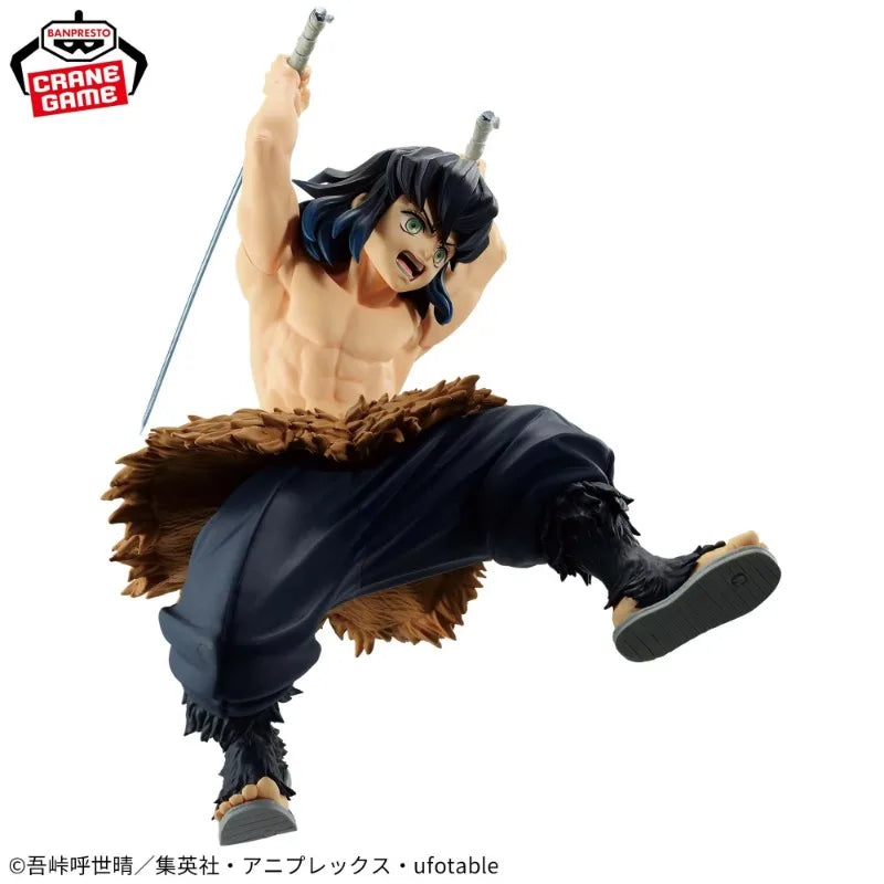 Banpresto - Demon Slayer: Kimetsu no Yaiba - Inosuke Hashibira, Bandai Spirits Vibration Stars Figure