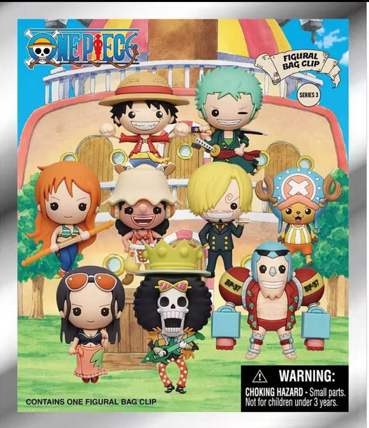 One Piece Officially Licensed Mystery Bag Clip Series 3