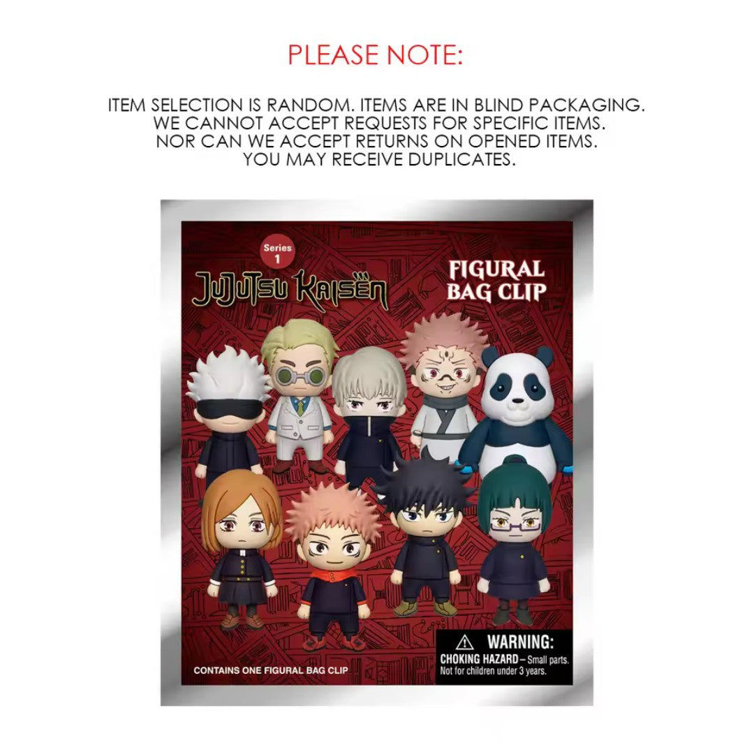 Jujutsu Kaisen Officially Licensed Mystery Bag Clip Series 1