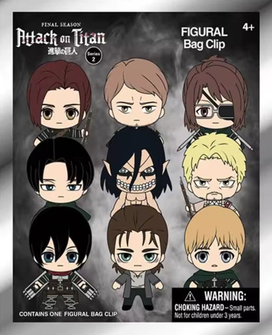 Attack On Titan Officially Licensed Mystery Bag Clip Series 2