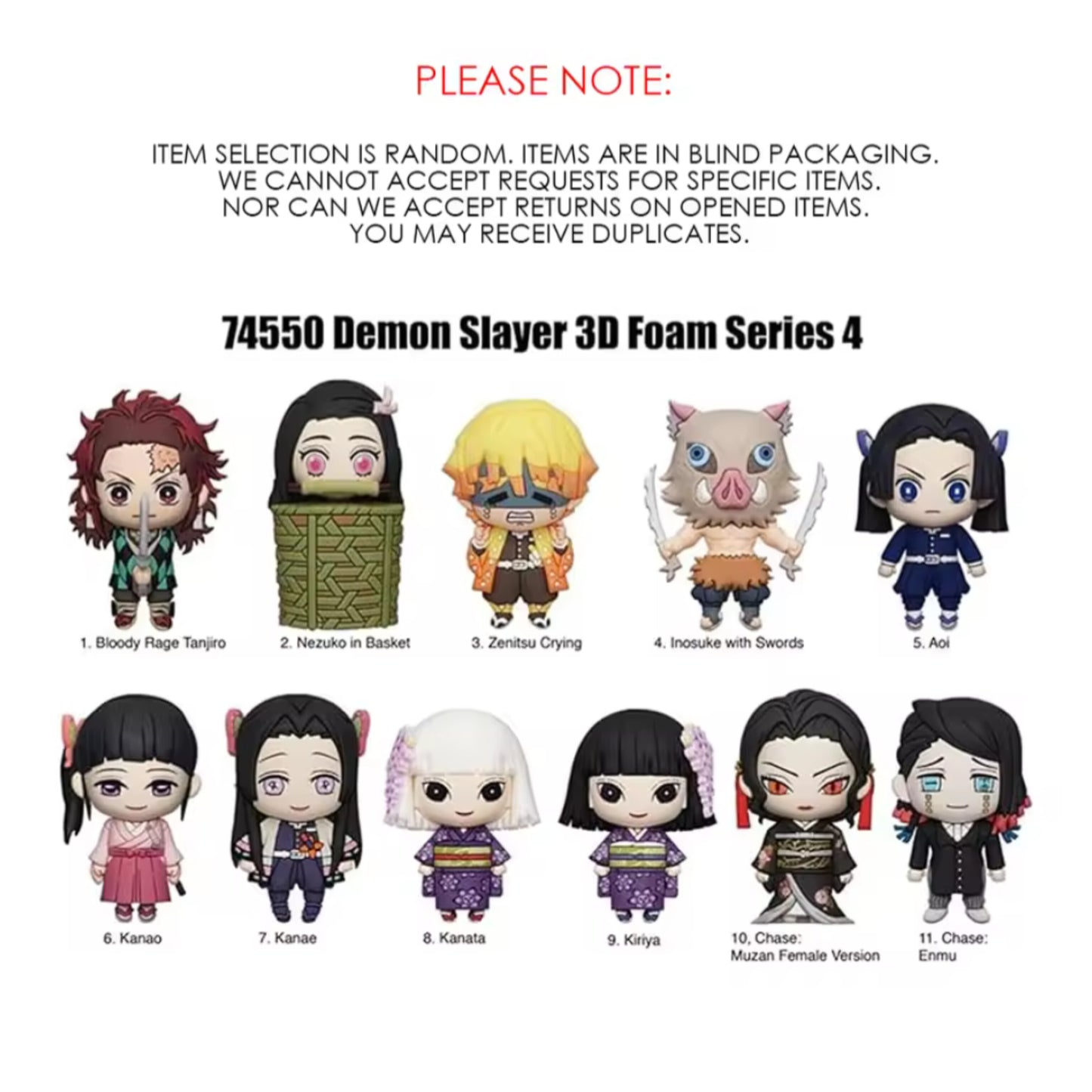 Demon Slayer Officially Licensed Mystery Bag Clip Series 4