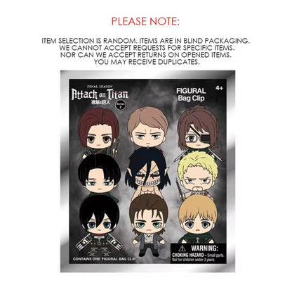 Attack On Titan Officially Licensed Mystery Bag Clip Series 2